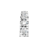 White gold Round Diamond Half-Eternity Prong Set Band_7
