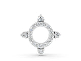 White gold Round Diamond Halo Pendant with Four-Prong Setting_6