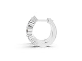 White gold Round Diamond Hydrangea Bouquet Hoop Earrings with Diamond Accents_5