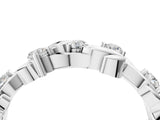 White gold Round Diamond Leaf Motif Band with Prong Setting_24