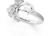 White gold Round Diamond Milgrain Eternity Band with Channel Setting_25