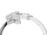 White gold Round Diamond Milgrain Eternity Band with Channel Setting_28