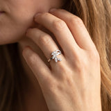 White gold Round Diamond Milgrain Eternity Band with Channel Setting_38