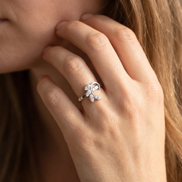 White gold Round Diamond Milgrain Eternity Band with Channel Setting