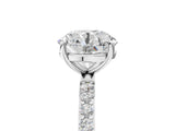 White gold Round Diamond Pavé Band with Six-Prong Setting_32