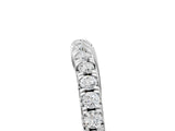White gold Round Diamond Pavé Curved Band with Shared Prong Setting_17