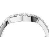 White gold Round Diamond Pavé Curved Eternity Band_16