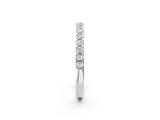 White gold Round Diamond Pavé Eternity Band with Micro Prong Setting_14