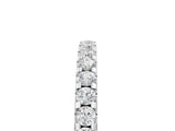 White gold Round Diamond Pavé Eternity Band with Micro Prong Setting_17