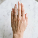 White gold Round Diamond Pavé Eternity Band with Micro-Prong Setting_2