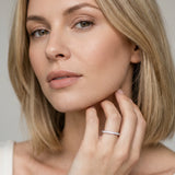 White gold Round Diamond Pavé Eternity Band with Micro-Prong Setting_3