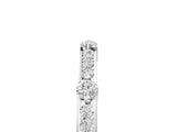 White gold Round Diamond Pavé Eternity Band with Prong Setting_21
