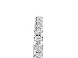 White gold Round Diamond Pavé Eternity Band with U-Prong Setting_16