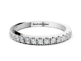 White gold Round Diamond Pavé Eternity Band_12