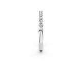 White gold Round Diamond Pavé Eternity Band_14