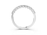 White gold Round Diamond Pavé Half-Eternity Band_15