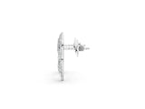 White gold Round Diamond Pavé Olive Branch Stud Earrings_1