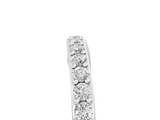 White gold Round Diamond Pavé Set Curved Eternity Band_17