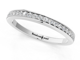 White gold Round Diamond Pavé Set Eternity Band with Channel Setting_13
