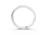 White gold Round Diamond Pavé Set Eternity Band with Channel Setting_15