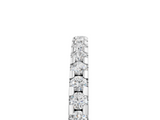White gold Round Diamond Pavé Set Eternity Band with Micro Prong Setting_85