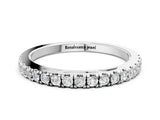 White gold Round Diamond Pavé Set Eternity Band_10