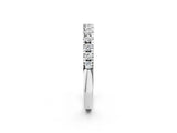 White gold Round Diamond Pavé Set White Gold Eternity Band_8
