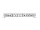 White gold Round Diamond Pavé Tennis Bracelet with Box Clasp_6