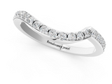 White gold Round Diamond Pavé Twist Band with Shared Prong Setting_13