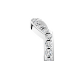 White gold Round Diamond Pavé Twist Band with Shared Prong Setting_17