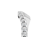 White gold Round Diamond Pavé Twist Band with U-Prong Setting_28