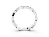 White gold Round Diamond Pavé Zigzag Eternity Band_15