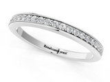 White gold Round Diamond Pave Set Eternity Band_24
