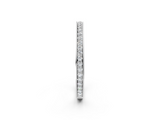 White gold Round Diamond Pave Set Eternity Band_25