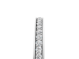 White gold Round Diamond Pave Set Eternity Band_28