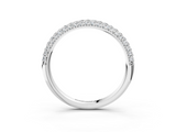 White gold Round Diamond Pave Set White Gold Eternity Band_29