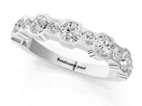 White gold Round Diamond Promise Ring with Round Diamond Accents_1