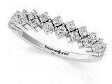 White gold Round Diamond Prong Set Chevron Band_19