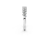 White gold Round Diamond Prong Set Chevron Band_20