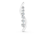 White gold Round Diamond Prong-Set Curved Pendant_6