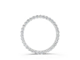 White gold Round Diamond Prong-Set Eternity Pendant_20