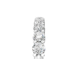 White gold Round Diamond Prong Set Half-Eternity Band_16