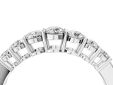 White gold Round Diamond Prong-Set Half-Eternity Band_6
