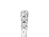 White gold Round Diamond Prong-Set Half-Eternity Band_7