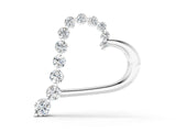 White gold Round Diamond Prong-Set Heart Pendant_3