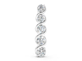 White gold Round Diamond Prong-Set Swirl Pendant_3
