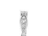 White gold Round Diamond Scalloped Pavé Eternity Band_34