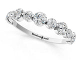 White gold Round Diamond Scalloped Prong Set Eternity Band_64
