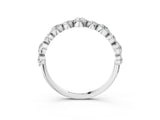 White gold Round Diamond Scalloped Prong Set Eternity Band_66