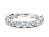 White gold Round Diamond Shared Prong Eternity Band_52